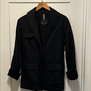 Banana Republic  Black Jacket black, thin corduroy in the cuff